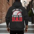 He Got It From His Dad Baseball Dad Legacy Humor Quote Men's Hoodie Back Print He Got It From His Dad Baseball Dad Legacy Humor Quote Men's Hoodie Back Print