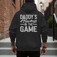 Dad Baseball Men Baseball Daddy's Always In The Game Men's Hoodie Back Print Dad Baseball Men Baseball Daddy's Always In The Game Men's Hoodie Back Print