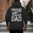 Dad Baseball For Men Proud Baseball Dad & Son Men's Hoodie Back Print Dad Baseball For Men Proud Baseball Dad & Son Men's Hoodie Back Print