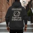 I Never Dreamed I'd Grow Up To Be A Sexy Baseball Dad Men's Hoodie Back Print