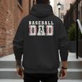 Groovy Baseball Dad Father Happy Fathers Day Sports Game Day Men's Hoodie Back Print Groovy Baseball Dad Father Happy Fathers Day Sports Game Day Men's Hoodie Back Print