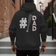 Number One Baseball Dad Fathers Day Baseball Player Dad Men's Hoodie Back Print Number One Baseball Dad Fathers Day Baseball Player Dad Men's Hoodie Back Print