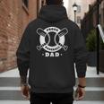Proud Baseball Dad Baseball Dad Men's Hoodie Back Print Proud Baseball Dad Baseball Dad Men's Hoodie Back Print