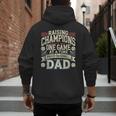 Proud Baseball Dad Raising Champions One Game At A Time Men's Hoodie Back Print Proud Baseball Dad Raising Champions One Game At A Time Men's Hoodie Back Print