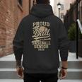 Proud Dad Of A Baseball 2025 Senior Vintage Baseball Dad Men's Hoodie Back Print Proud Dad Of A Baseball 2025 Senior Vintage Baseball Dad Men's Hoodie Back Print