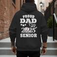 Proud Dad Class Of 2025 Graduation Senior Baseball Dad Men's Hoodie Back Print Proud Dad Class Of 2025 Graduation Senior Baseball Dad Men's Hoodie Back Print