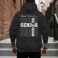 Senior 2026 Baseball Dad Class Of 2026 Proud Dad Men's Hoodie Back Print Senior 2026 Baseball Dad Class Of 2026 Proud Dad Men's Hoodie Back Print