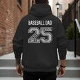 SENIOR BASEBALL DAD 2025 BASEBALL DAD SENIOR 25 3 Men's Hoodie Back Print