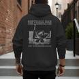 Softball Dad Like a Baseball Dad But With Bigger Balls Men's Hoodie Back Print