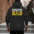 Softball Dad Like A Baseball Dad Definition Men's Hoodie Back Print Softball Dad Like A Baseball Dad Definition Men's Hoodie Back Print