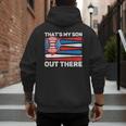 That's My Son Out There Baseball Dad For Men 4th Of July Men Men's Hoodie Back Print That's My Son Out There Baseball Dad For Men 4th Of July Men Men's Hoodie Back Print