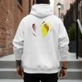 Ball Dad Softball Baseball Dad Daddy Premium Men's Hoodie Back Print Ball Dad Softball Baseball Dad Daddy Premium Men's Hoodie Back Print