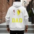 Ball Dad Softball Baseball Dad Fathers Day Premium Men's Hoodie Back Print Ball Dad Softball Baseball Dad Fathers Day Premium Men's Hoodie Back Print