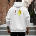 Ball Daddy Softball Baseball Dad Fathers Day Premium Men's Hoodie Back Print Ball Daddy Softball Baseball Dad Fathers Day Premium Men's Hoodie Back Print