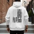 Baseball Dad American Flag Grunge Retro Vintage Father Raglan Baseball Tee Men's Hoodie Back Print Baseball Dad American Flag Grunge Retro Vintage Father Raglan Baseball Tee Men's Hoodie Back Print