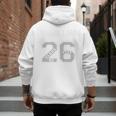 BASEBALL DAD CLASS OF 2026 BASEBALL DAD 26 SWAG CLASS 26 Premium Men's Hoodie Back Print BASEBALL DAD CLASS OF 2026 BASEBALL DAD 26 SWAG CLASS 26 Premium Men's Hoodie Back Print