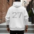 BASEBALL DAD CLASS OF 2027 BASEBALL DAD SWAG CLASS OF 27 Premium Men's Hoodie Back Print