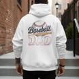 Baseball Dad Father's Day Sports Baseball Lover Premium Men's Hoodie Back Print Baseball Dad Father's Day Sports Baseball Lover Premium Men's Hoodie Back Print