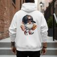 Baseball Dad Gnome Grandpa For Men Baseball Hot Dog Men's Hoodie Back Print Baseball Dad Gnome Grandpa For Men Baseball Hot Dog Men's Hoodie Back Print