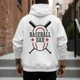 Baseball Dad Happy Fathers Day Wife Daughter Son Game Day Men's Hoodie Back Print Baseball Dad Happy Fathers Day Wife Daughter Son Game Day Men's Hoodie Back Print