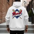 Baseball Dad Baseball Premium Men's Hoodie Back Print Baseball Dad Baseball Premium Men's Hoodie Back Print