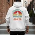 Baseball Dad Like A Regular Dad But Cooler Father's Day Premium Men's Hoodie Back Print Baseball Dad Like A Regular Dad But Cooler Father's Day Premium Men's Hoodie Back Print