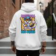 Baseball Dad Squad Fox On The Bat Premium Men's Hoodie Back Print