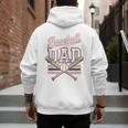 Best Baseball Dad Ever Vintage Baseball Daddy Father's Day Men's Hoodie Back Print Best Baseball Dad Ever Vintage Baseball Daddy Father's Day Men's Hoodie Back Print