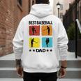 Best Baseball Dad Baseball Baseball Player Dad Saying Men's Hoodie Back Print Best Baseball Dad Baseball Baseball Player Dad Saying Men's Hoodie Back Print