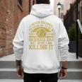 I Never Dreamed I'd Grow Up To Be A Super Sexy Baseball Dad Premium Men's Hoodie Back Print