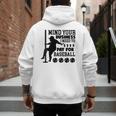 Mind Your Business i Need Money To Pay For Baseball Dad Men's Hoodie Back Print Mind Your Business i Need Money To Pay For Baseball Dad Men's Hoodie Back Print