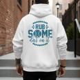 Rub Some Dirt On It Sports Coach Fans Baseball Dad Men's Hoodie Back Print Rub Some Dirt On It Sports Coach Fans Baseball Dad Men's Hoodie Back Print