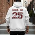 SENIOR BASEBALL DAD 2025 MAROON BASEBALL DAD SENIOR 25 3 Men's Hoodie Back Print SENIOR BASEBALL DAD 2025 MAROON BASEBALL DAD SENIOR 25 3 Men's Hoodie Back Print