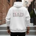 Softball Ball Dad Baseball Dad Parent Fathers Day Baseball Premium Men's Hoodie Back Print Softball Ball Dad Baseball Dad Parent Fathers Day Baseball Premium Men's Hoodie Back Print