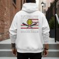 Softball Dad Like a Baseball Dad But Bigger Balls Father Day Premium Men's Hoodie Back Print Softball Dad Like a Baseball Dad But Bigger Balls Father Day Premium Men's Hoodie Back Print