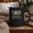 100 Days Of School Baseball Camo Celebration Graphic Print Coffee Mug