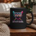 100 Days Of School Boy Kids Baseball Ice Cream Drip Teacher Graphic Print Coffee Mug