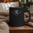 12th Birthday Baseball Ice Cream Drip 12 Years Old Boy Kids Graphic Print Coffee Mug