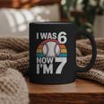 I Was 6 Now Im 7 Baseball Birthday Age 7 Graphic Print Coffee Mug I Was 6 Now Im 7 Baseball Birthday Age 7 Graphic Print Coffee Mug
