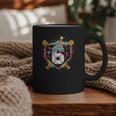 6th Birthday Baseball Drip Number 6 Year Old Birthday Boy Graphic Print Coffee Mug