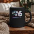 6th Birthday Boy Bro I'm 6 Year Old Baseball Ice Cream Drip Graphic Print Coffee Mug 6th Birthday Boy Bro I'm 6 Year Old Baseball Ice Cream Drip Graphic Print Coffee Mug