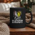 Ball Daddy Softball Baseball Dad Fathers Day Graphic Print Coffee Mug Ball Daddy Softball Baseball Dad Fathers Day Graphic Print Coffee Mug