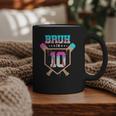 Baseball 10 Year Old Ice Cream Drip 10th Birthday Boy Player Graphic Print Coffee Mug
