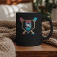 Baseball 9 Year Old Ice Cream Drip 9th Birthday Boys Player Graphic Print Coffee Mug