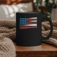 Baseball American Flag Patriotic USA Pride Graphic Print Coffee Mug