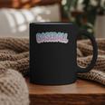 Baseball Bubble Letter Graphic Print Coffee Mug Baseball Bubble Letter Graphic Print Coffee Mug