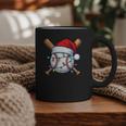 Baseball Christmas Lights Santa Christmas Baseball Player Graphic Print Coffee Mug Baseball Christmas Lights Santa Christmas Baseball Player Graphic Print Coffee Mug