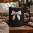 Baseball Coquette Bow Cute Baseball Game Graphic Print Coffee Mug