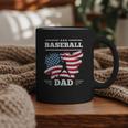 Baseball DAD American Flag Patriotic Father's Day Graphic Print Coffee Mug Baseball DAD American Flag Patriotic Father's Day Graphic Print Coffee Mug