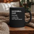 Baseball Dad Definition Graphic Print Coffee Mug Baseball Dad Definition Graphic Print Coffee Mug